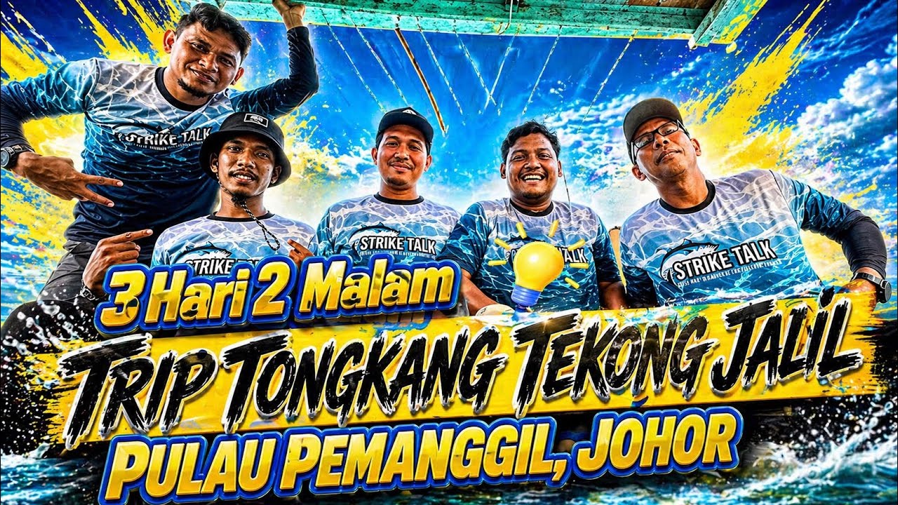3 Hari 2 Malam Bersama Tekong Jalil Naik Tongkang  | Fishing Trip Pulau Pemanggil