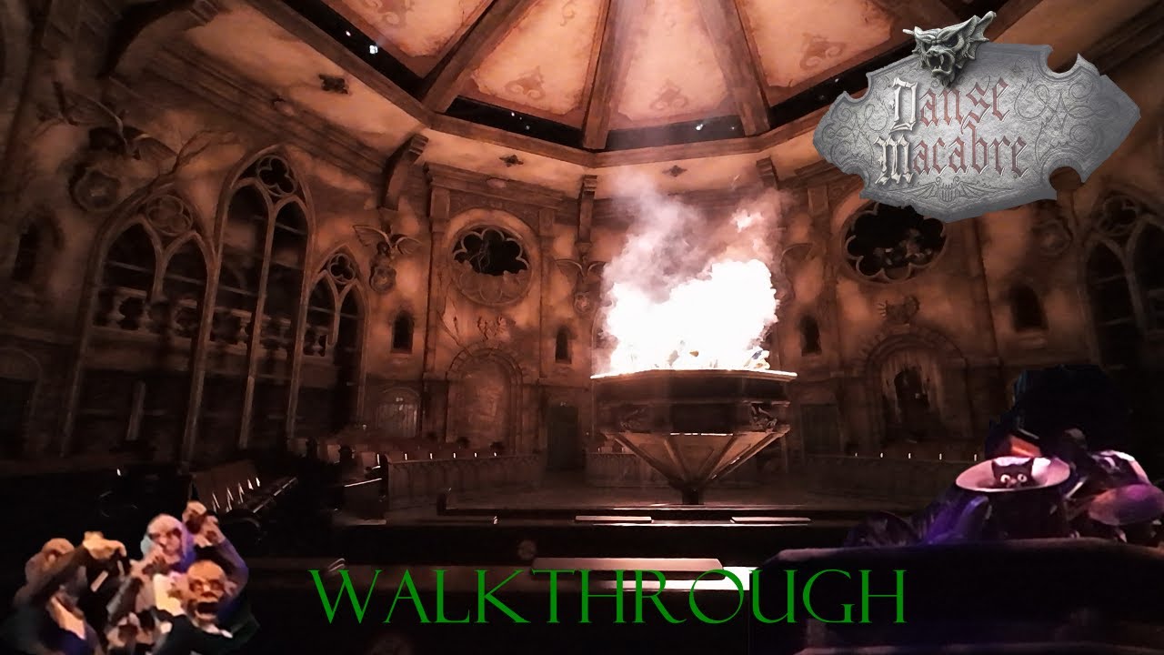 Alleen in Danse Macabre Walkthrough & Onride Alone in Danse Macabre Efteling Attractie 4K #efteling
