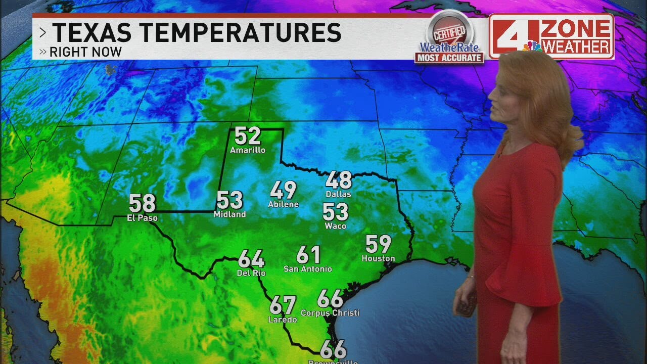 LATEST FORECAST | Scattered clouds as temps fall near freezing
