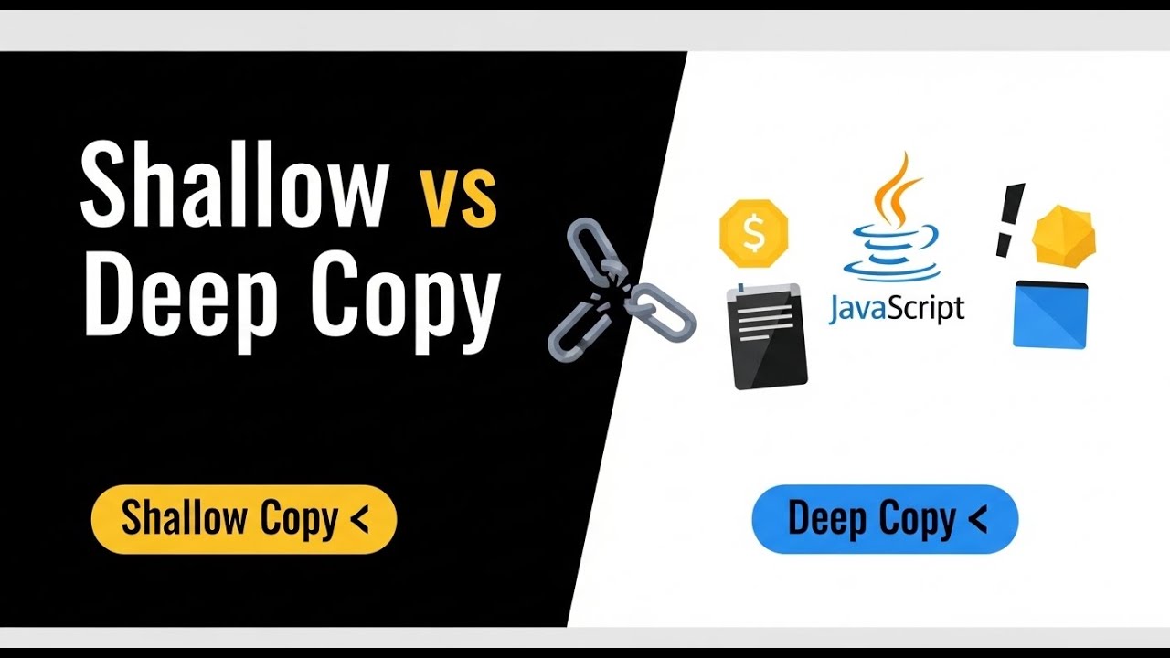 JavaScript Beginners: Shallow Copy vs Deep Copy Explained in 7 Minutes