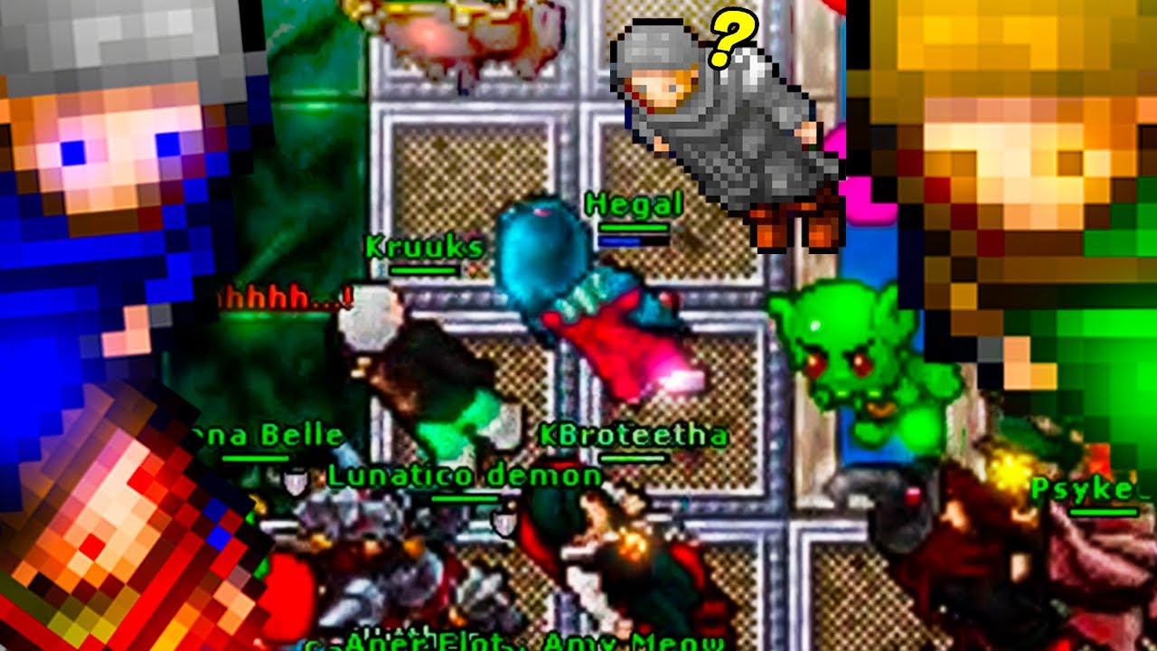 4 GODS vs 150 PLAYERS | Tibia