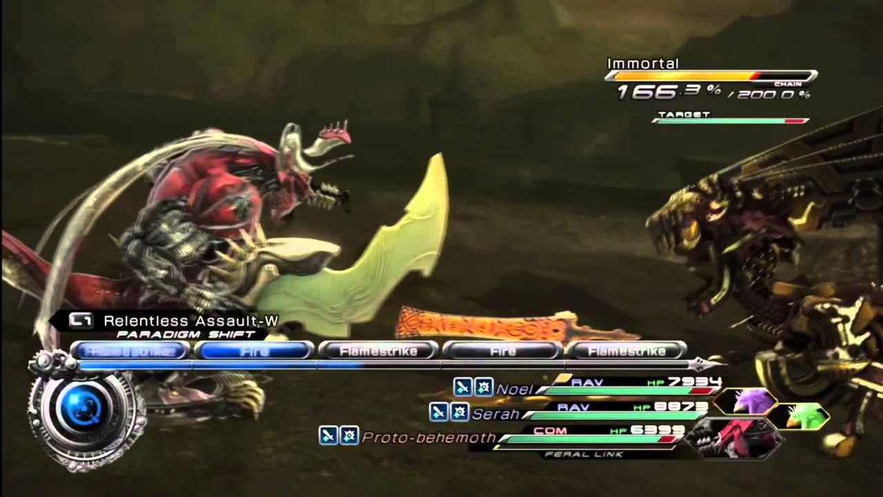 Final Fantasy XIII-2 Monsters: How To Kill Immortal [HD]