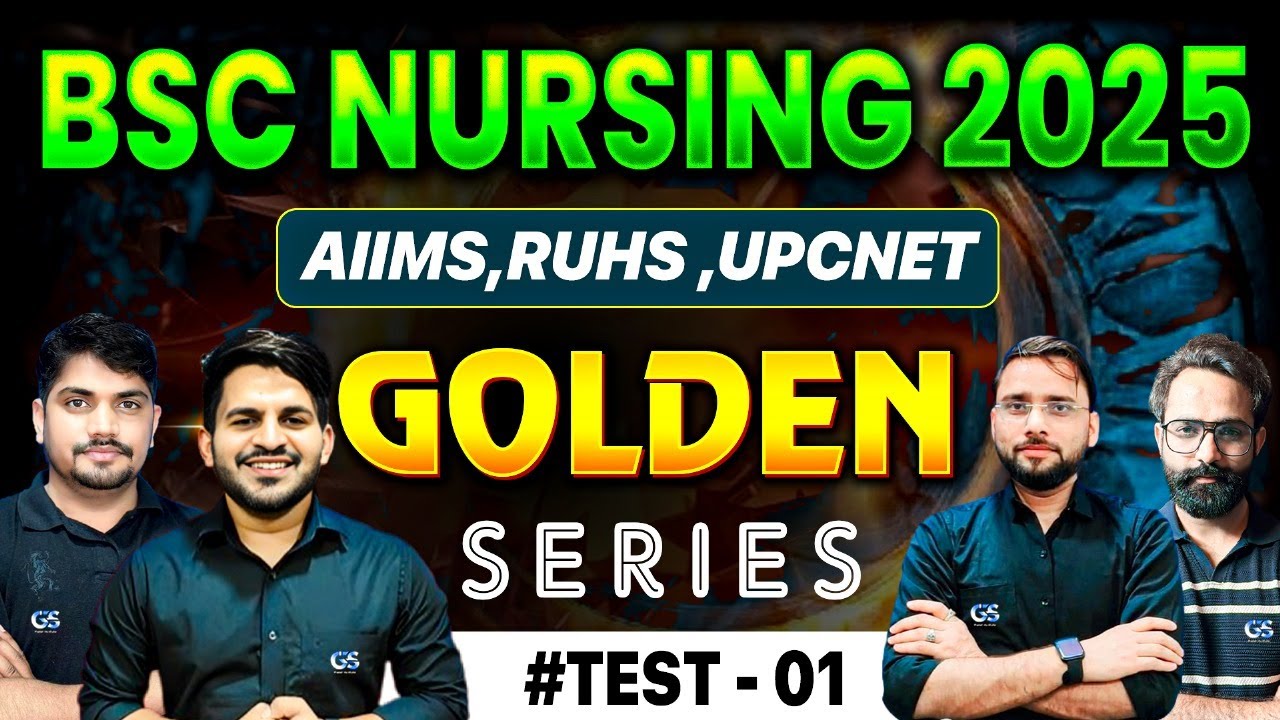 BSC NURSING EXAM 2025 COMPLETE PCB REVISION | PYQ QUESTIONS FOR BSC NURSING EXAM 2025 GOLDEN SERIES