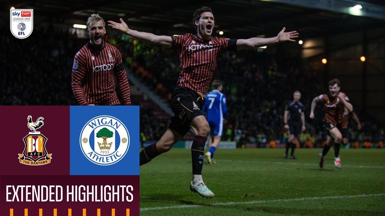 EXTENDED HIGHLIGHTS: Bradford City v Wigan Athletic