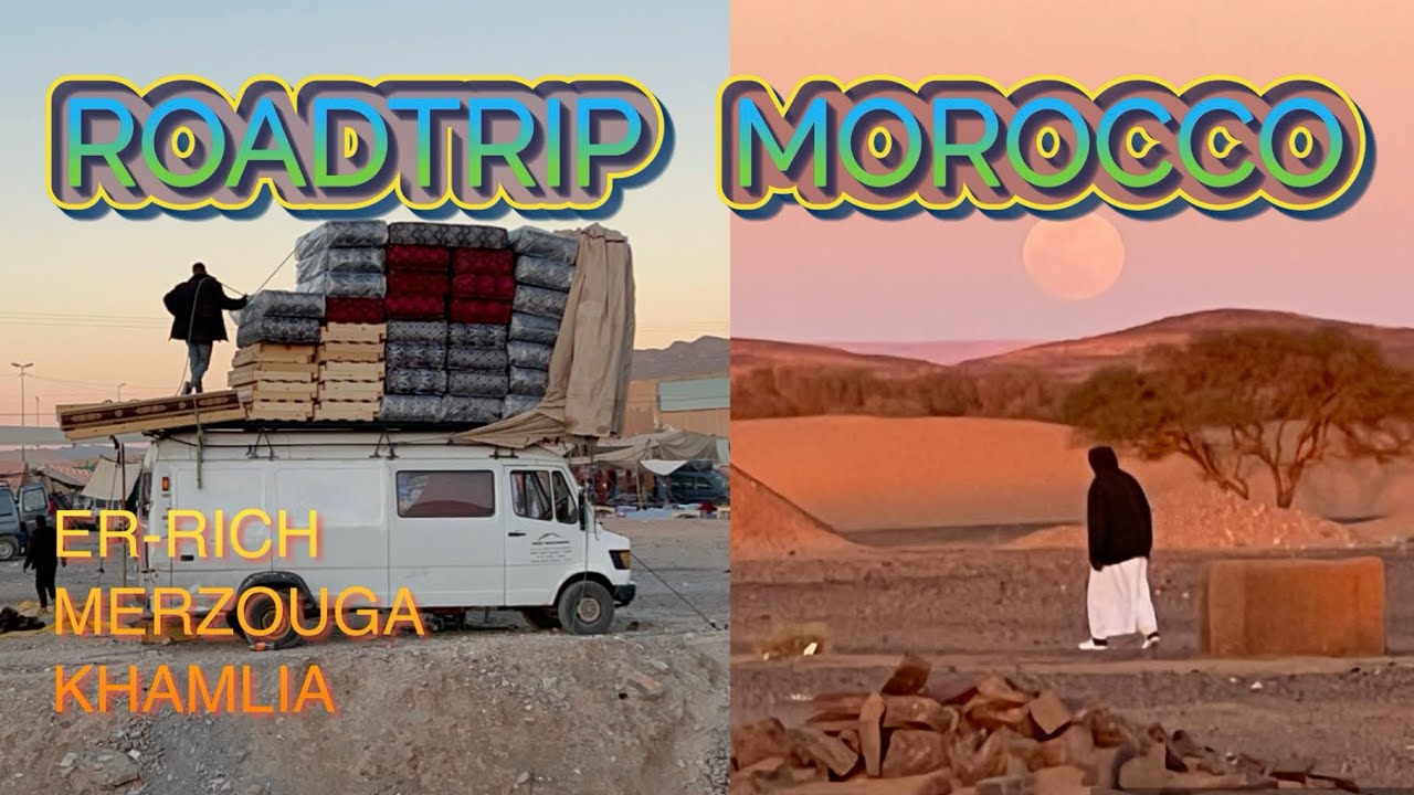 MOROCCO ROAD TRIP ER-RICH TO MERZOUGA ALONG OASIS GORGE DE ZIZ