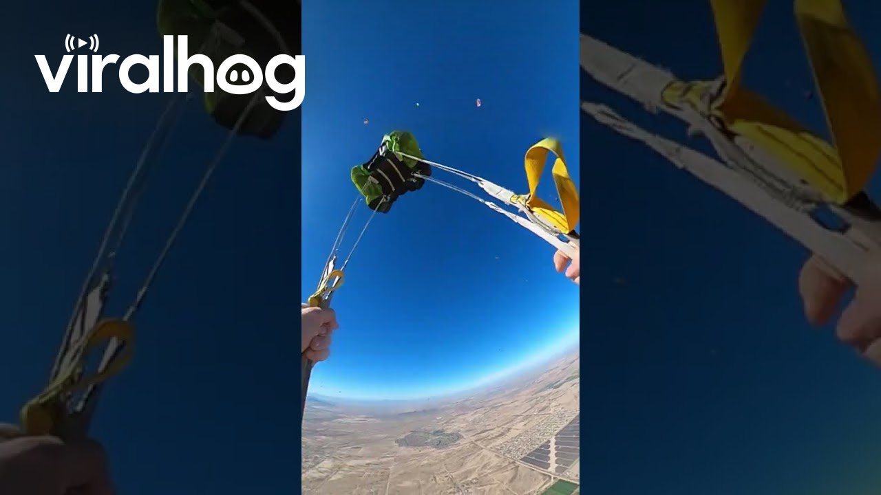 96-Way World Record Skydiving Jump || ViralHog