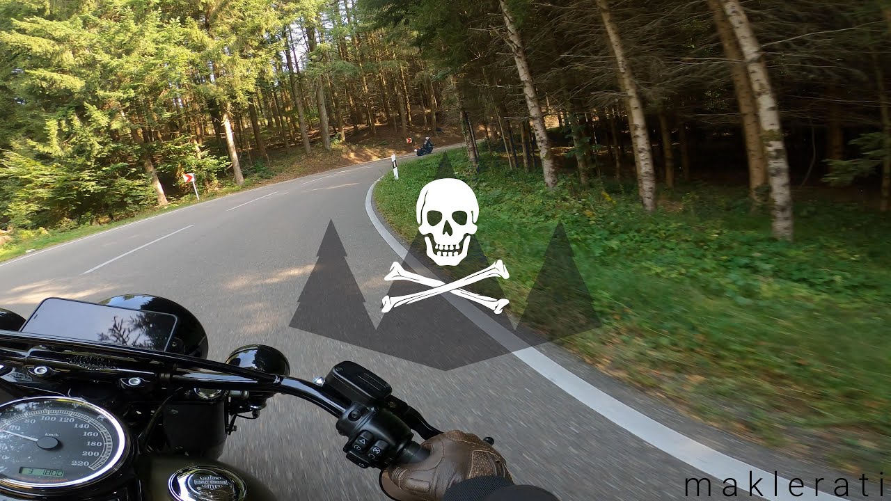 Der Schwarzwald ruft! - 4K HD Softail Slim S mit Dr. Jekill & Mr. Hyde
