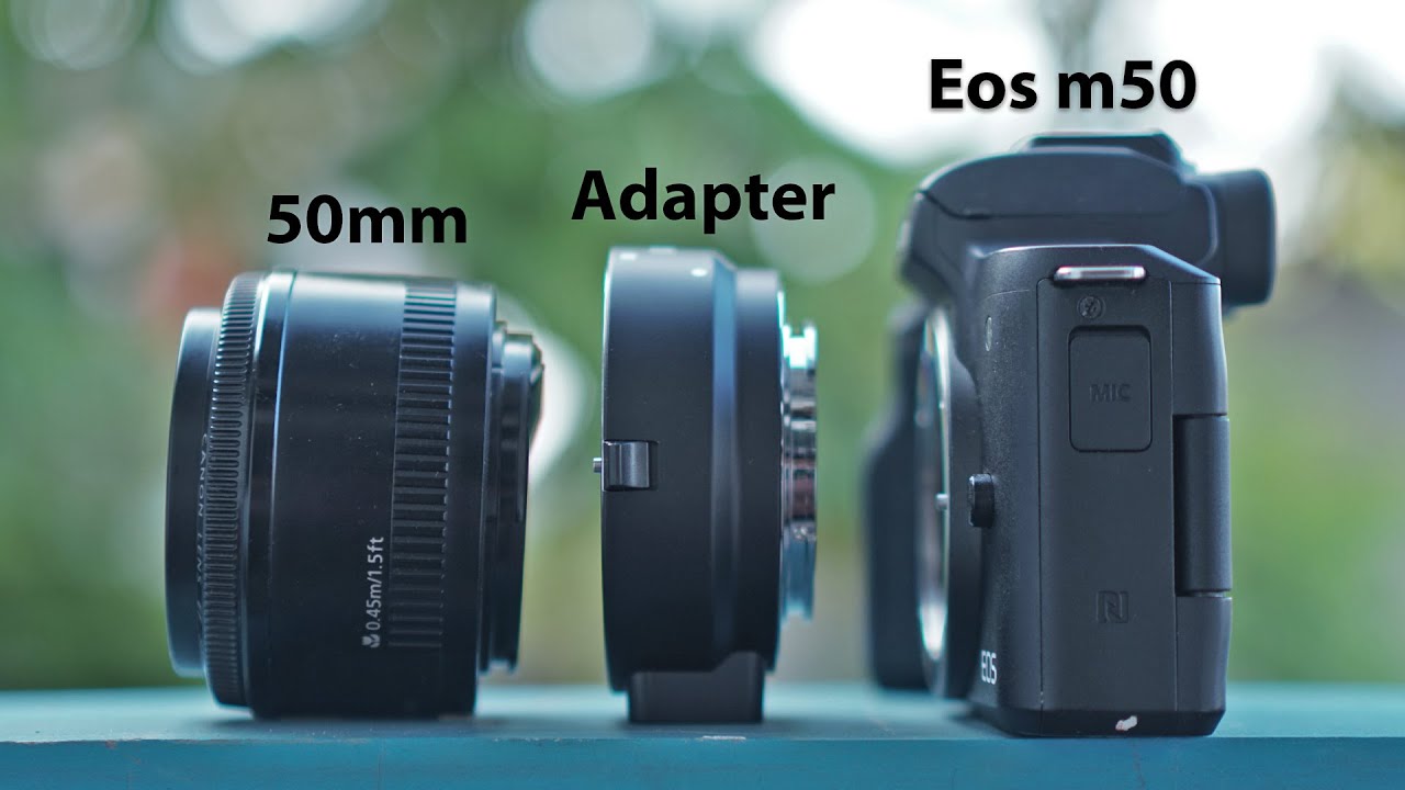 CANON EOS M50 + LENSA FIX 50MM
