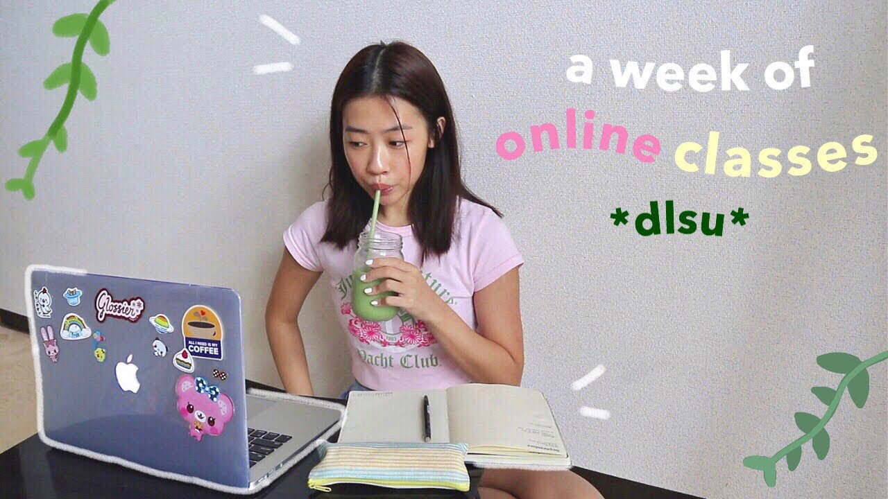 *dlsu* online school vlog (a week of online classes)