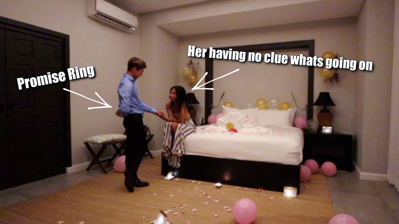 SURPRISING MY GIRLFRIEND WITH A PROMISE RING *she cried*