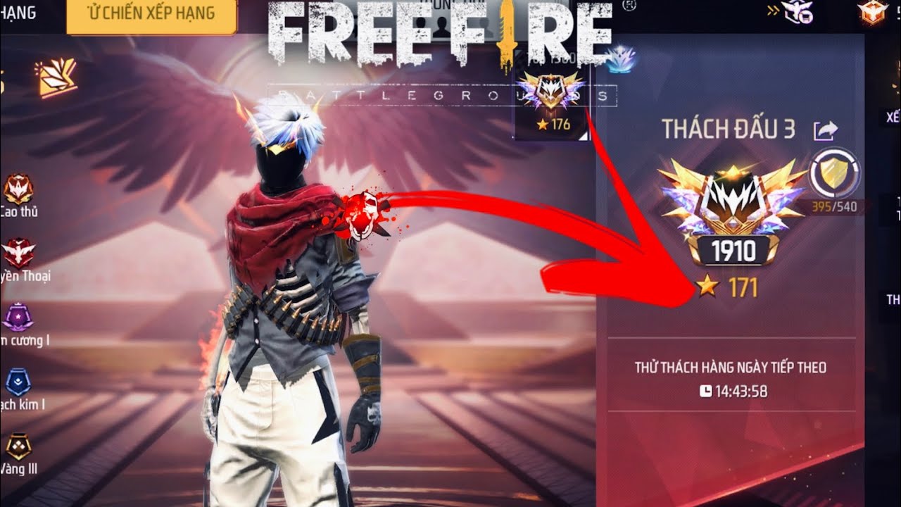 [Free Fire] Leo Rank Thách Đấu Tử Chiến 170⭐️ | Tuna