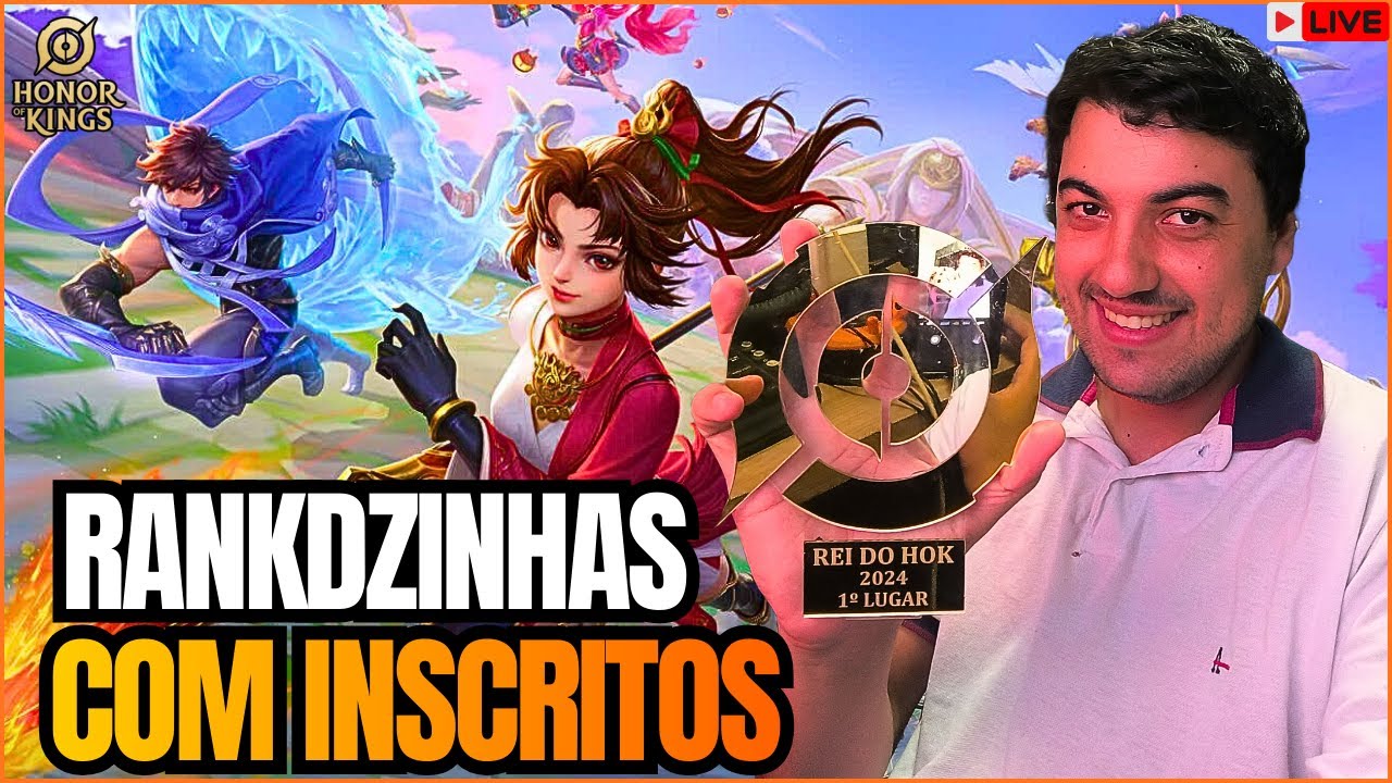 🔴 RANKEDS COM O CHAT - HONOR OF KINGS