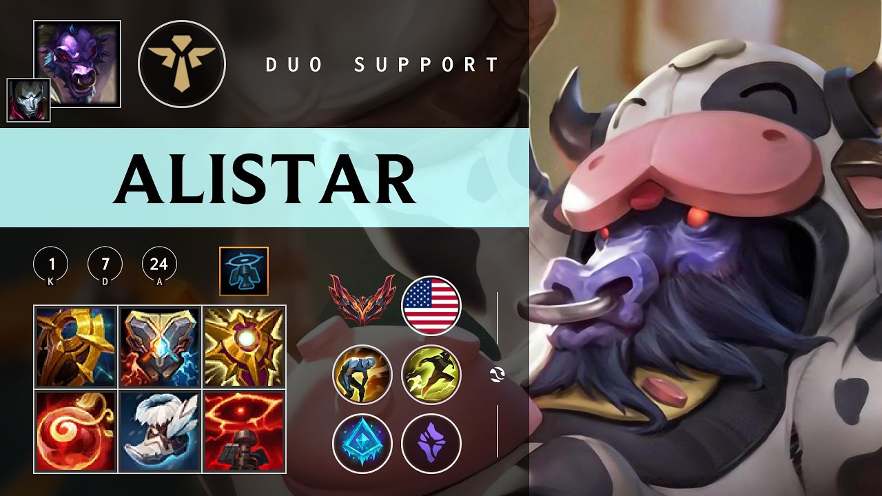 Alistar Support vs Nautilus - NA Grandmaster Patch 26.03