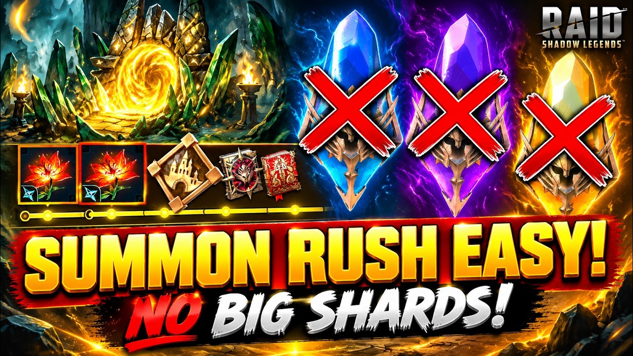 ЛЕГКИЙ СПОСОБ ПРОЙТИ &laquo;СУММОН РАШ&raquo; &mdash; БЕЗ КРУПНЫХ ОСКОЛКОВ! RAID: Shadow Legends