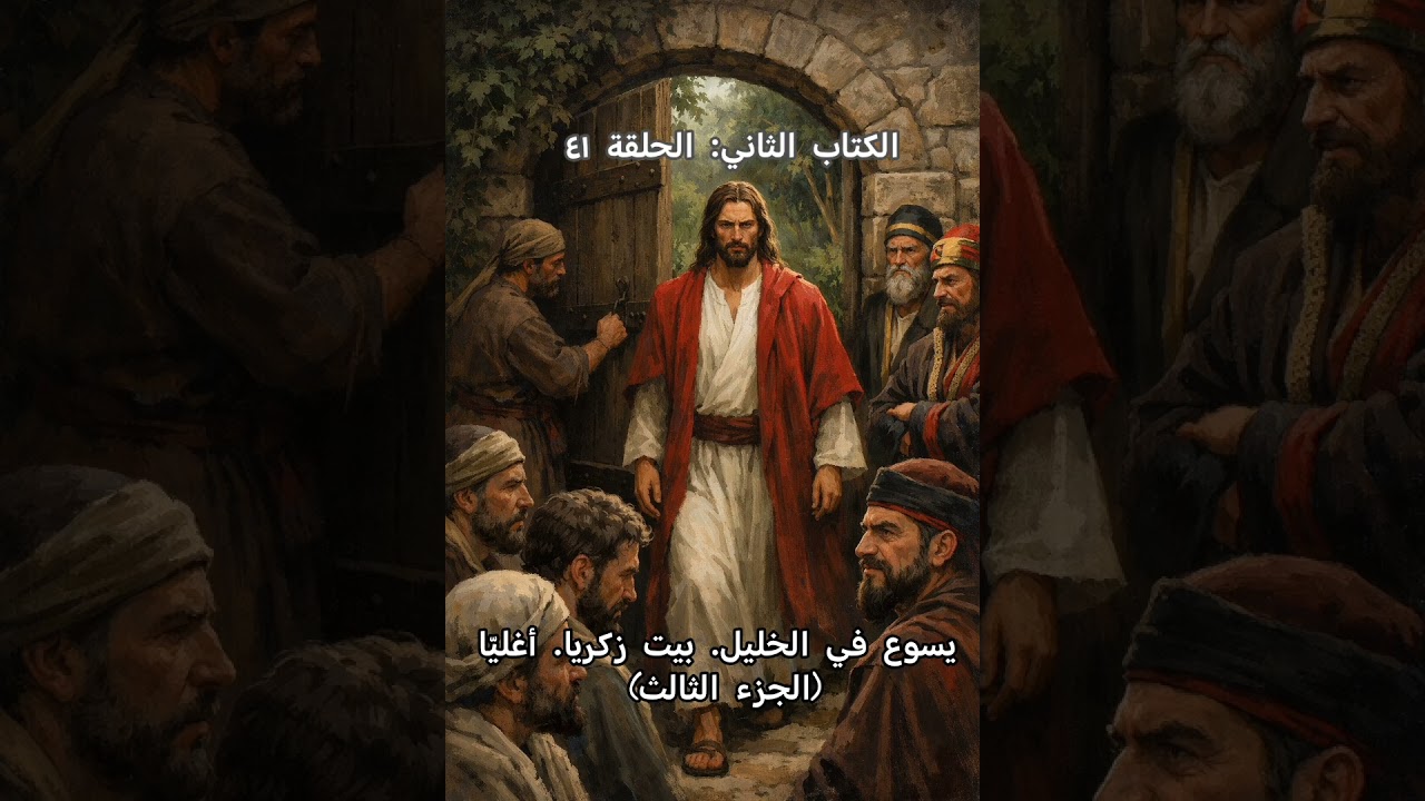 الحلقة ٤١: الجزء الثالث: يسوع في الخليل. بيت زكريا. أغليّا (من ص. ٣٠٦ إلى ص. ٣١٧)