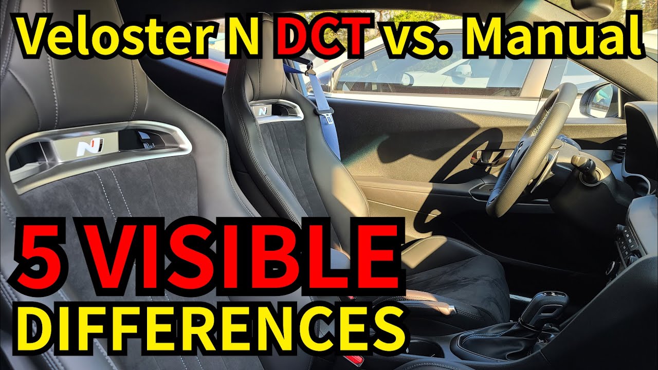 Veloster N DCT Automatic vs. Manual &ndash; 5 VISIBLE differences &ndash; 2021 Hyundai Veloster N DCT exhaust