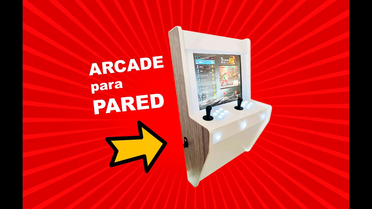 MÁQUINAS ARCADE para PARED // Descubre los videojuegos retro de nuevo!!