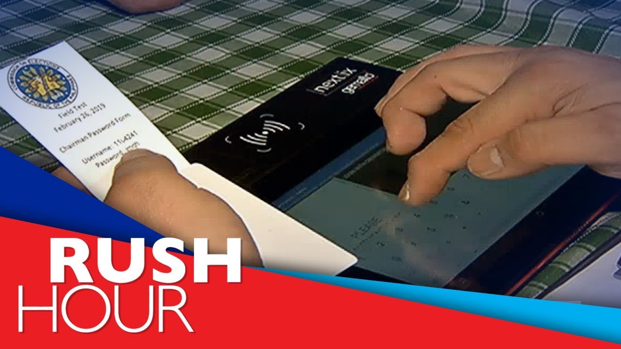 Comelec tests voter verification machines