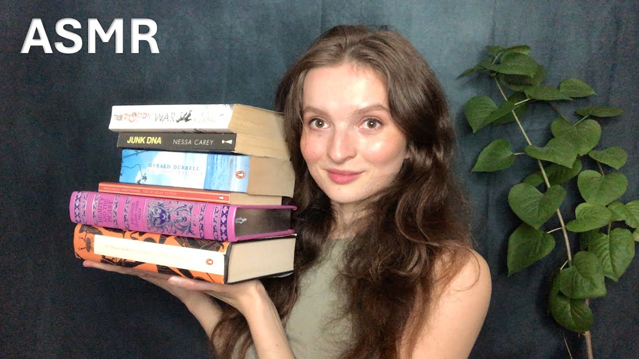 ASMR Talking About Books (Again) 📚 Book Triggers, Soft Tapping, Page Flip, Whispered + Soft Spoken
