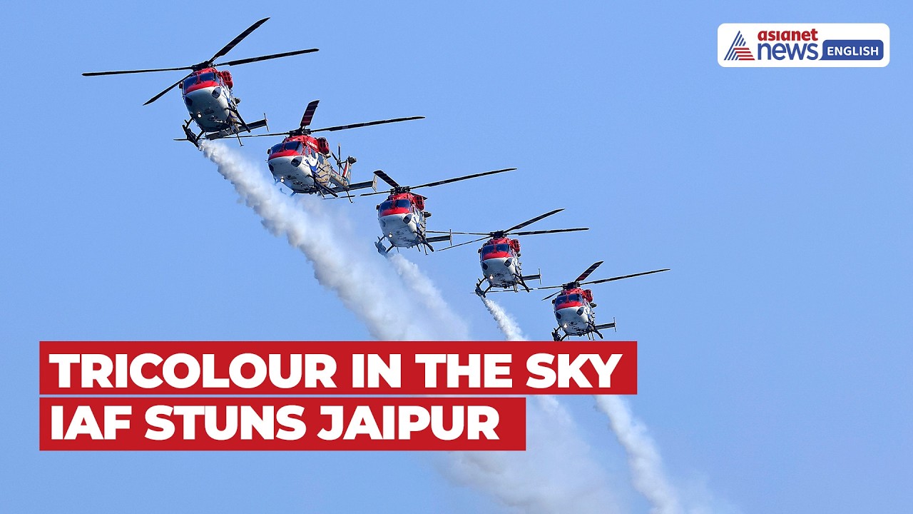 IAF Suryakiran & Sarang Air Show at Jal Mahal Jaipur | Spectacular Sky Display