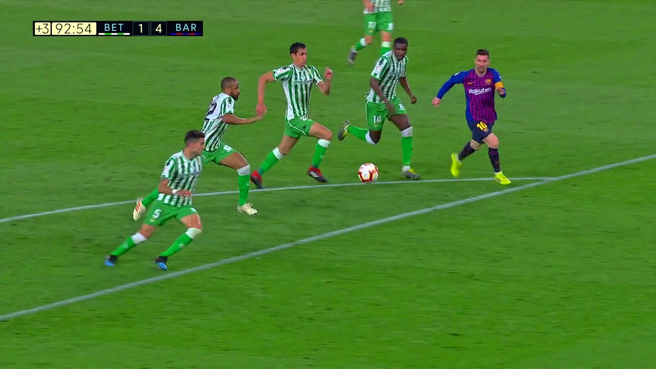 Lionel Messi(Hattrick) VS Real Betis(Away) 2018-19|HD 1080i