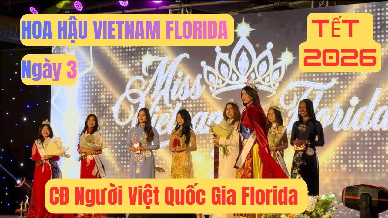 HOA HẬU VIETNAM FLORIDA 2026 l CỘNG ĐỒNG NGƯỜI VIỆT QUỐC GIA FLORIDA l ORLANDO 
