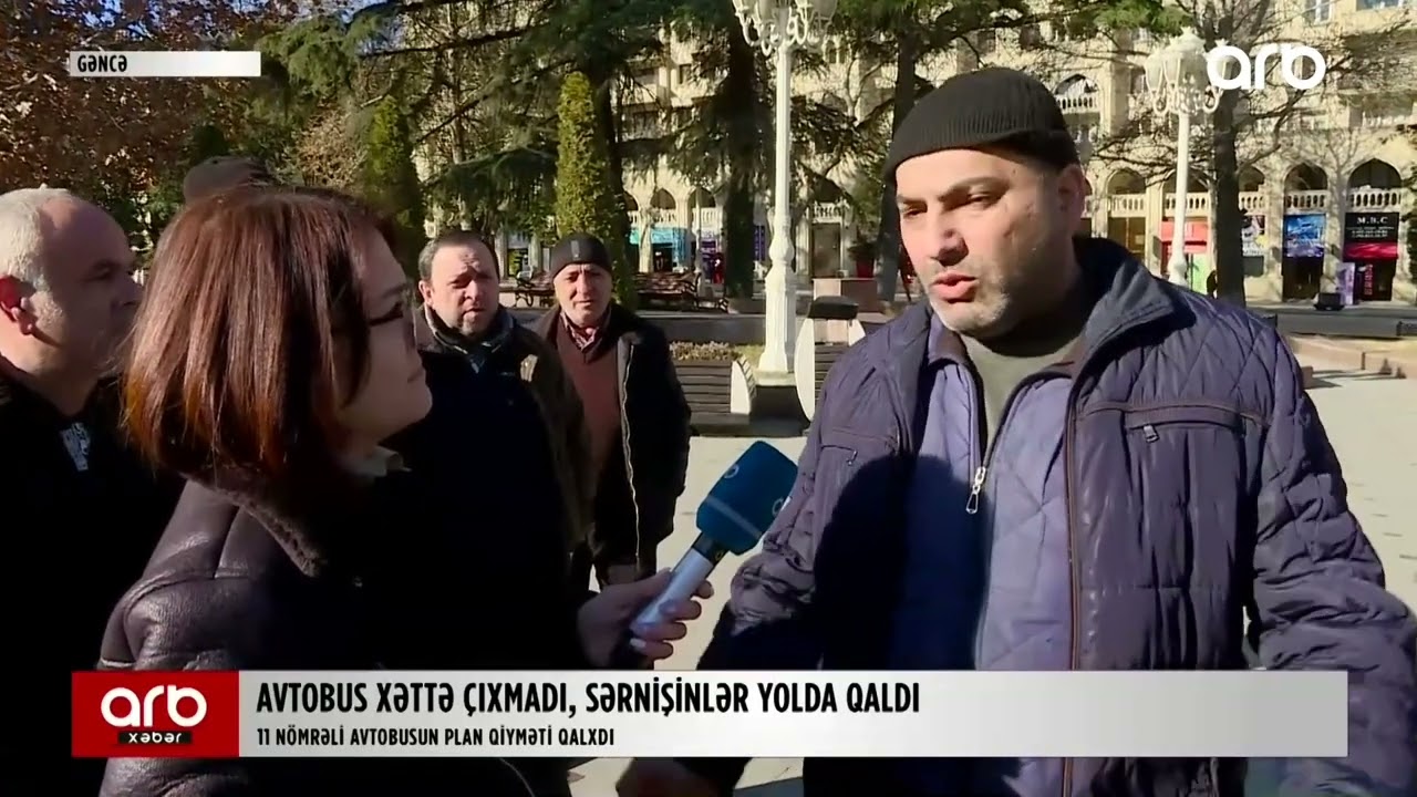 Avtobus xəttə çıxmadı, sərnişinlər yolda qaldı