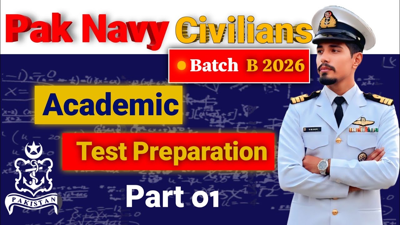 Pak Navy Civilian Test Preparation 2026 | Navy Civilian Test Preparation | @Ayeshaforcesacademy 