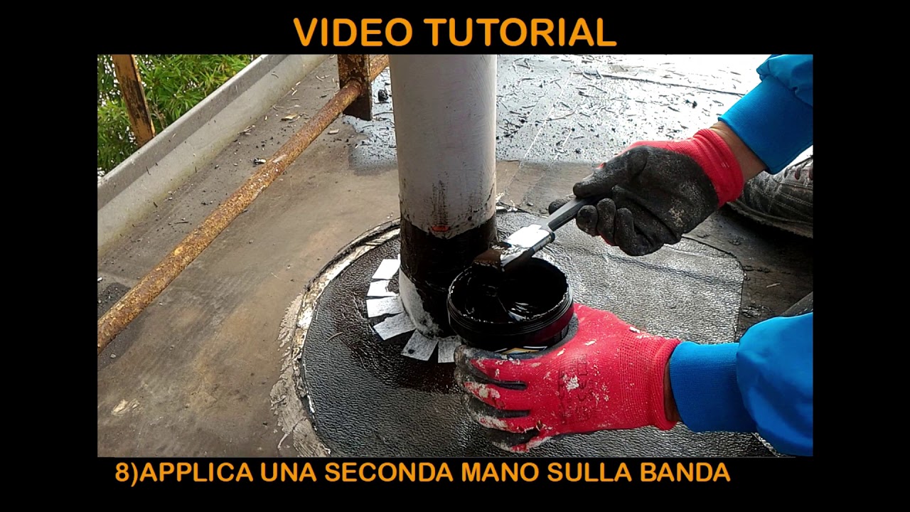 video tutorial: come impermeabilizzare la canna fumaria usando delle guaine liquide