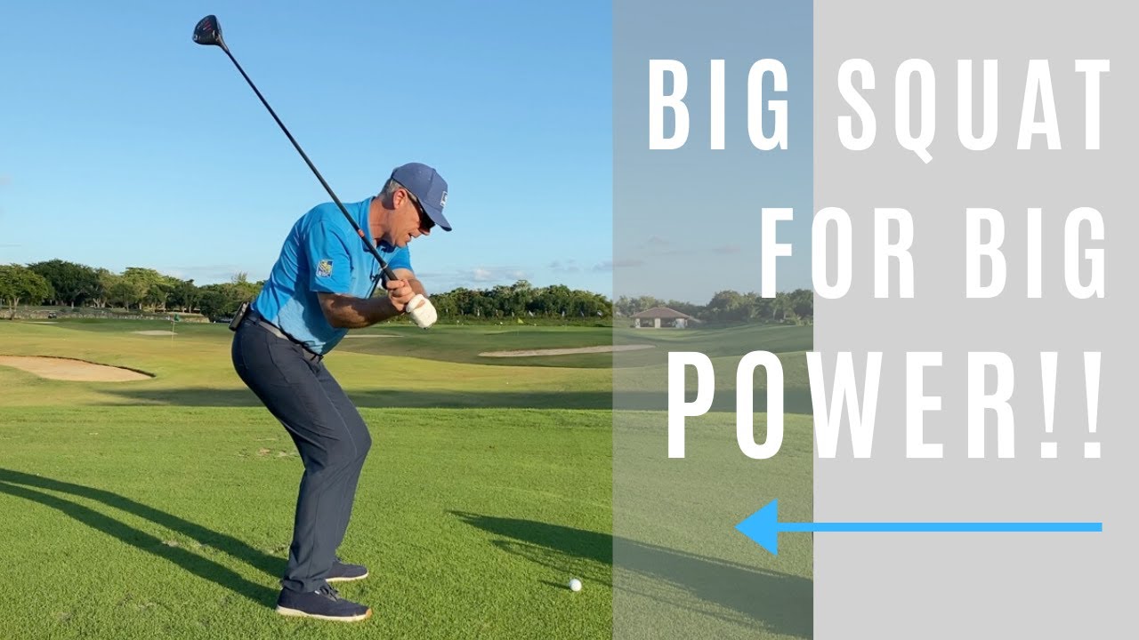 BIG SQUAT FOR BIG SWING SPEED IN GOLF SHOTS-GOLF WRX