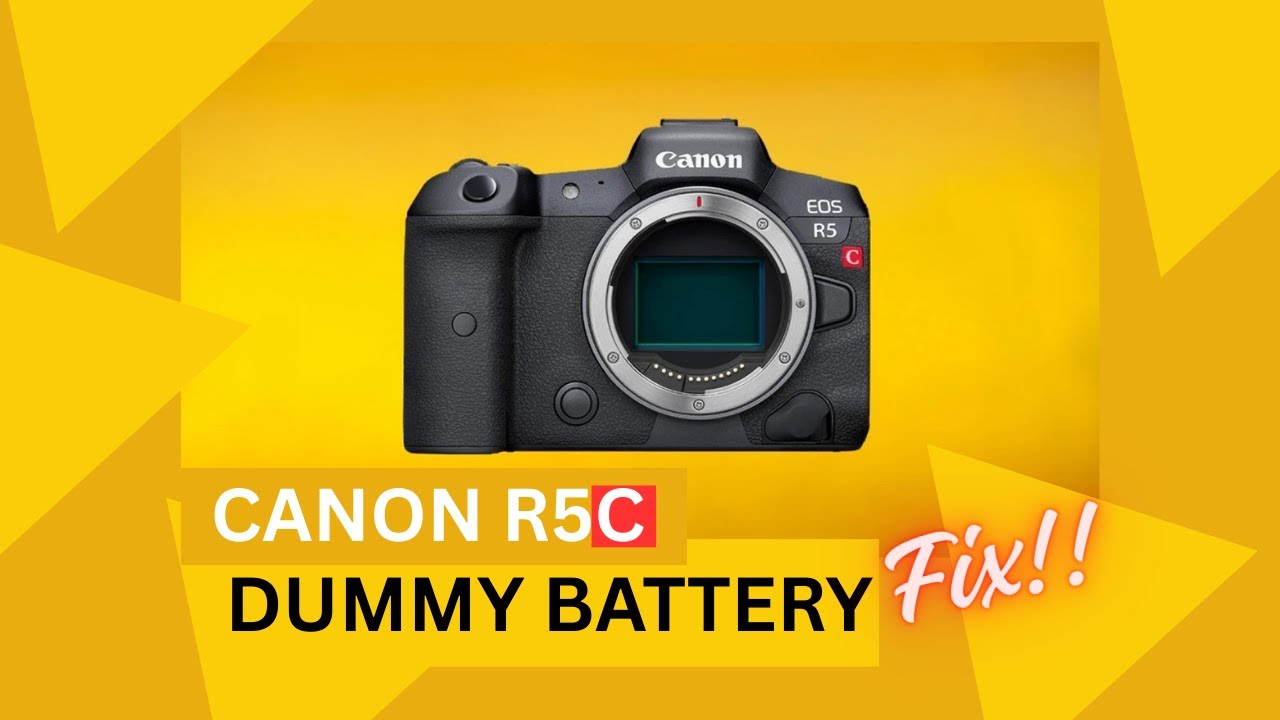 Canon R5C Dummy Battery Fix