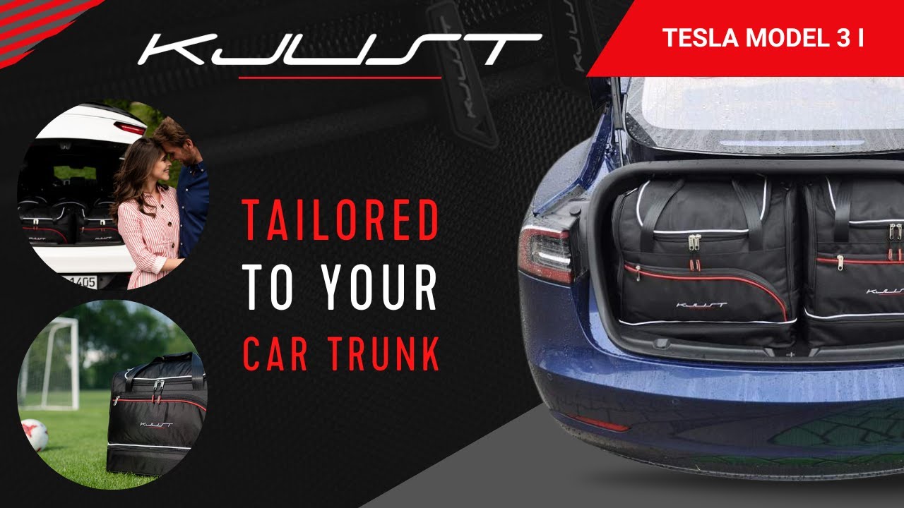 TESLA MODEL 3 I DEDICATED CAR BAG SET BY KJUST 🚗  ID:5902641108150