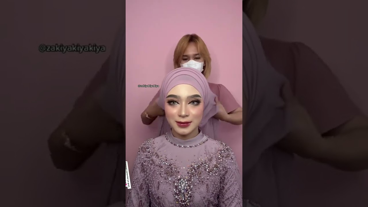 TUTORIAL HIJAB PENGANTIN TURKI