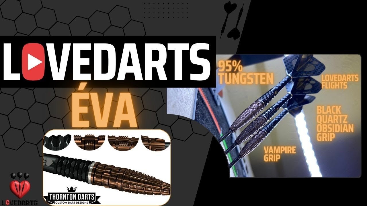 LoveDarts ÉvA - 23g - 95% Tungsten - Premium Concept Darts