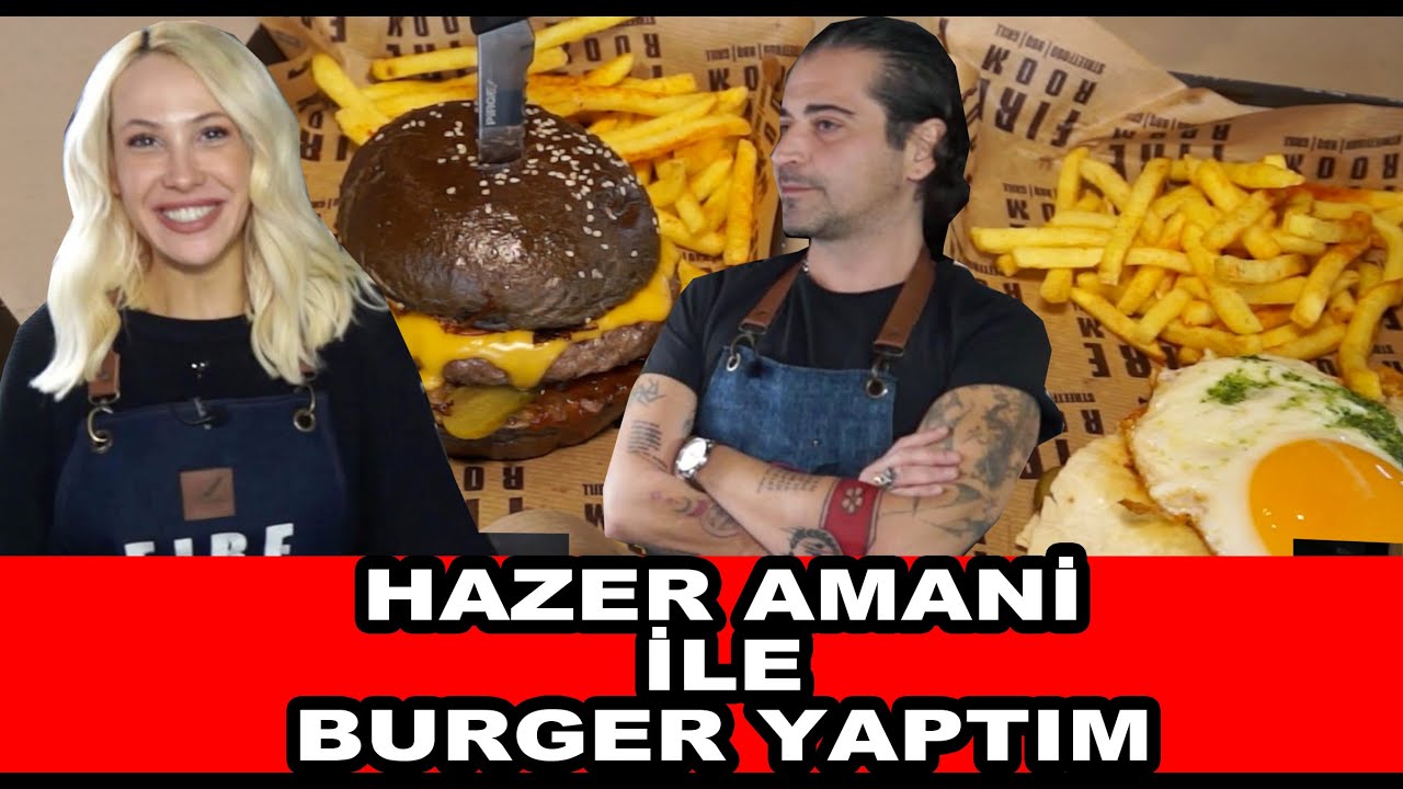 HAZER AMANİ İLE 4 Farklı BURGER YAPTIM 🍔🍔🍔