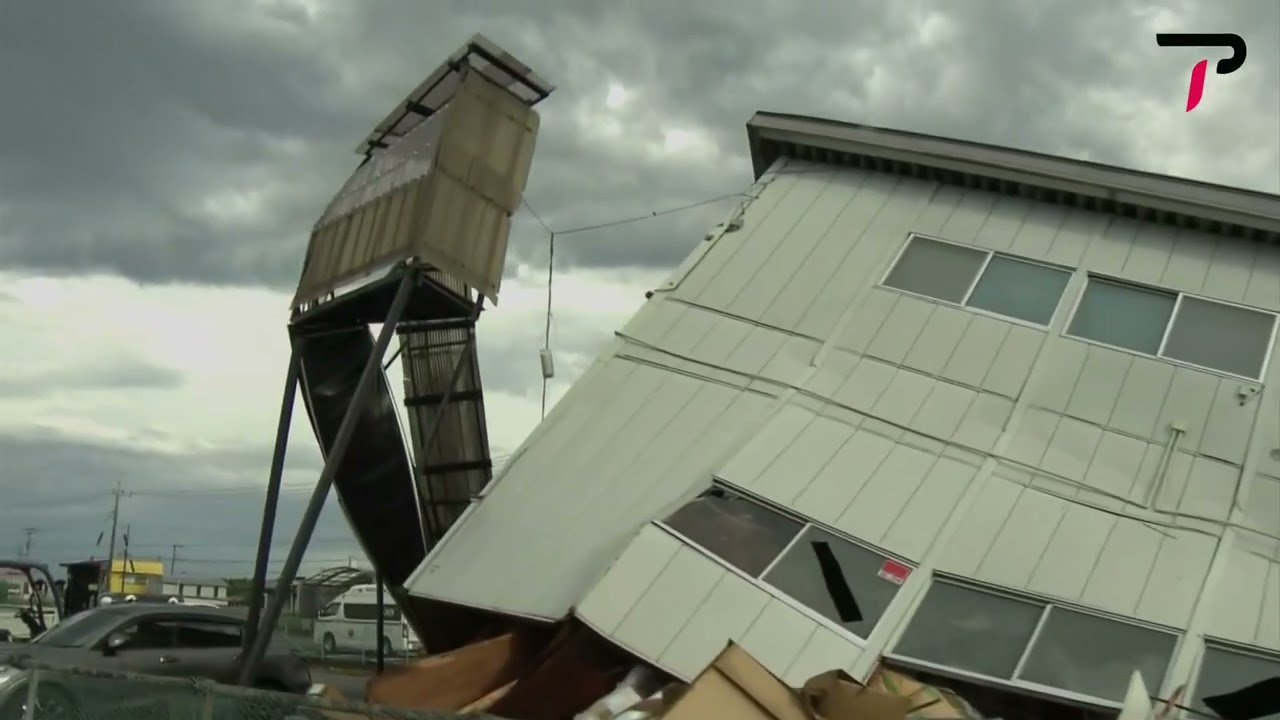 Torrential Rain and Strong Winds Hit Ibaraki, Japan