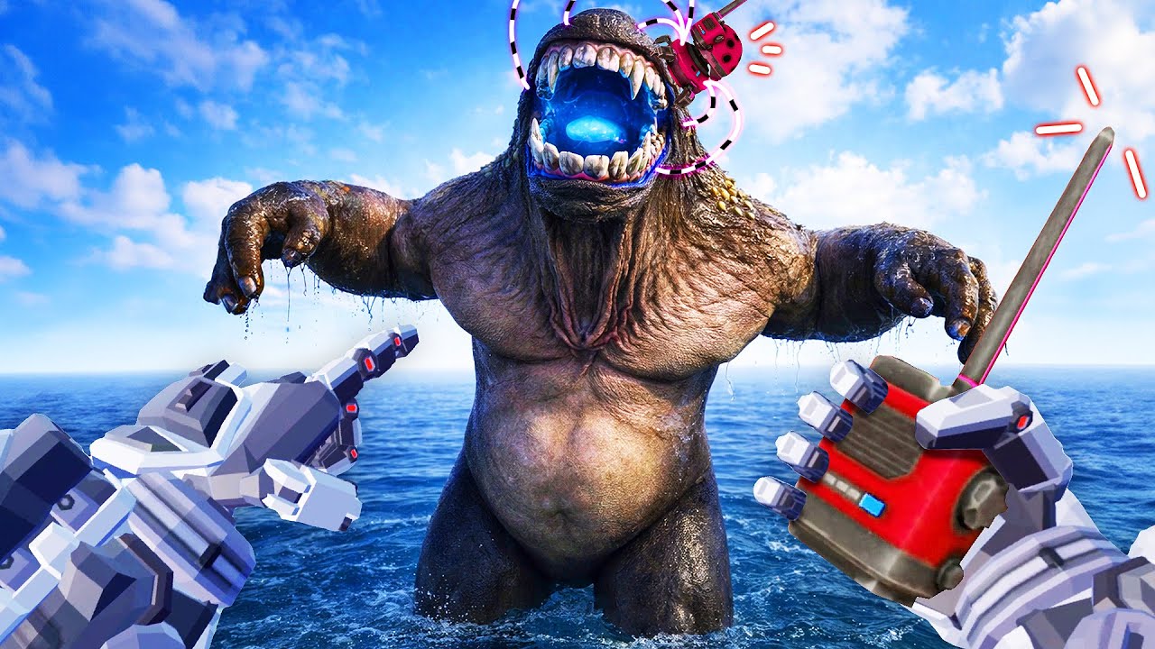 Using MIND CONTROL on Kaiju Monsters in VR