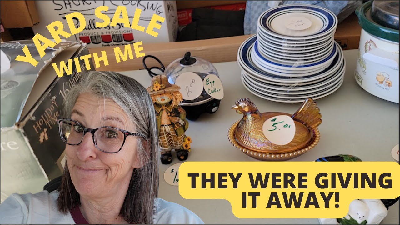 They Were Practically Giving Things Away at These Yard Sales