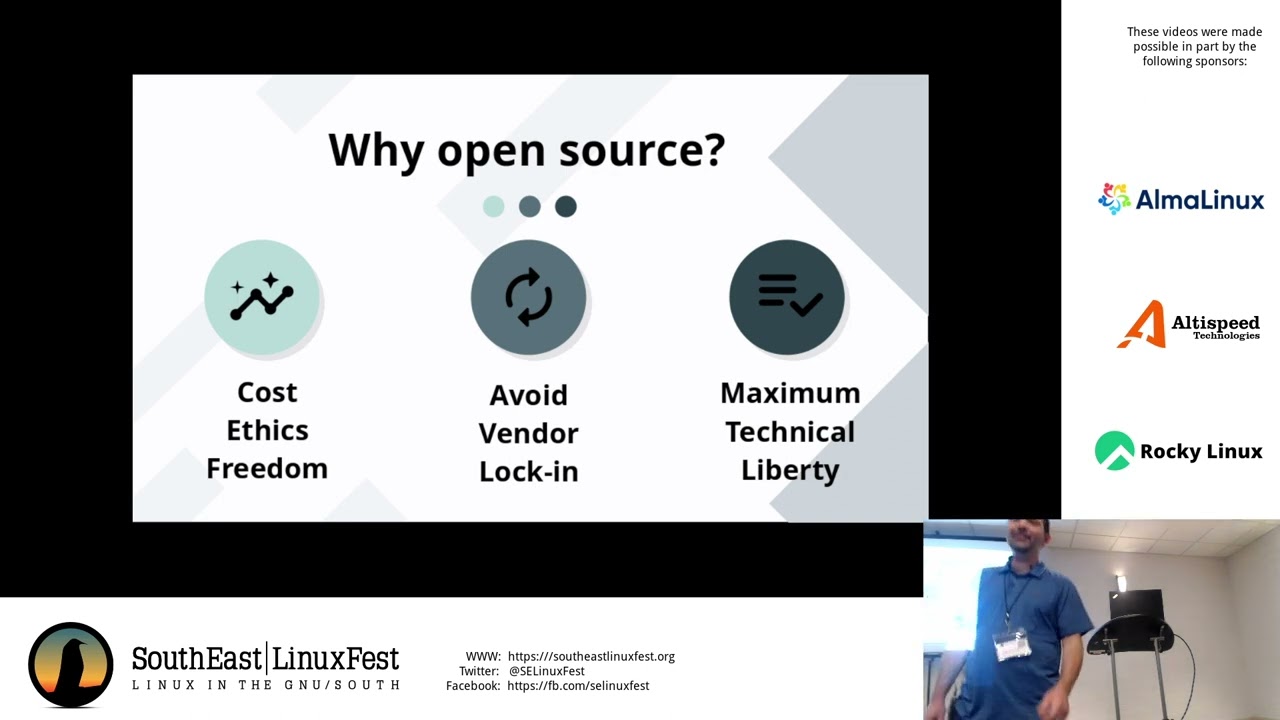 Brandon Lichtenwalner - How to run a business on FOSS