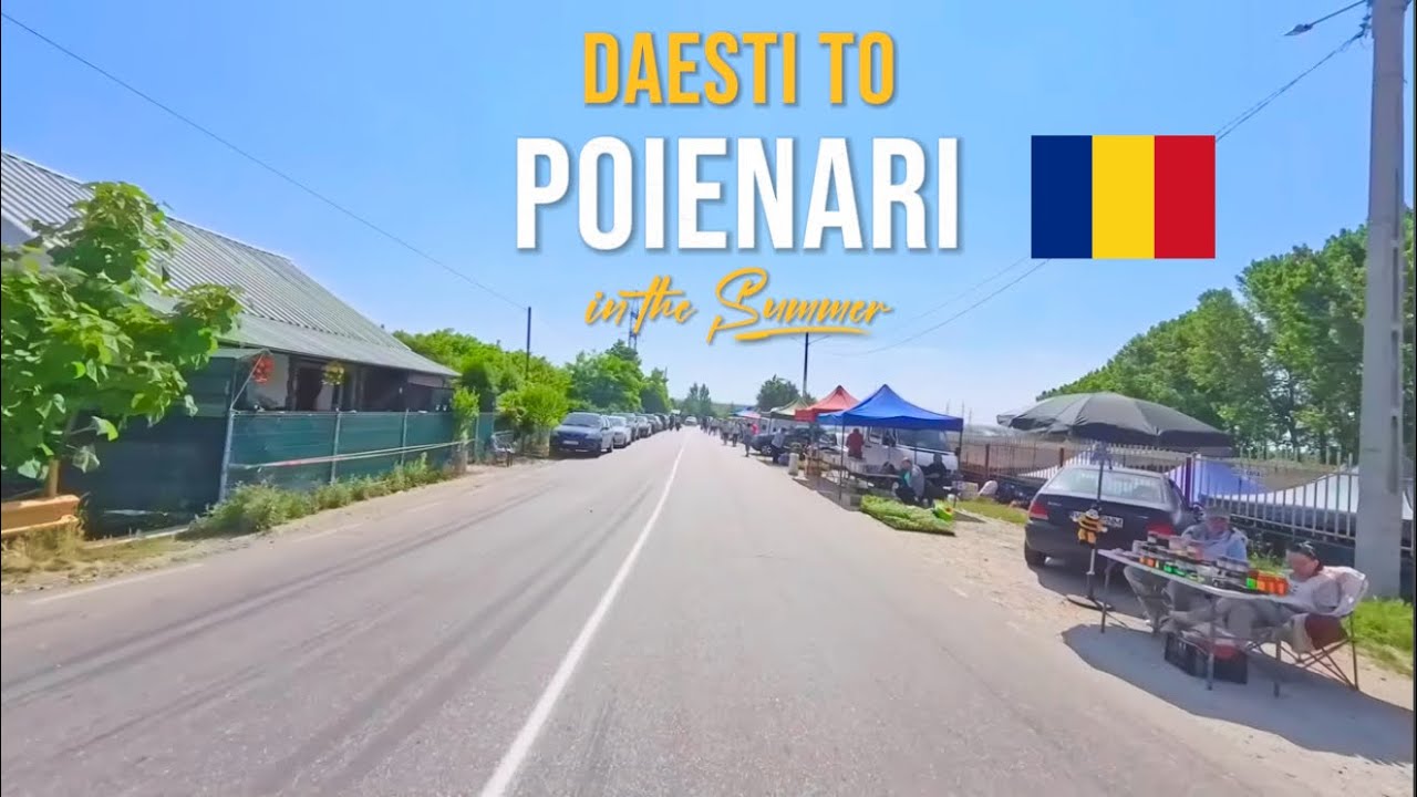 Scenic Drive in Romania 🇹🇩 from the Village of Dăeşti to Poienari Fortress Area – June 2025