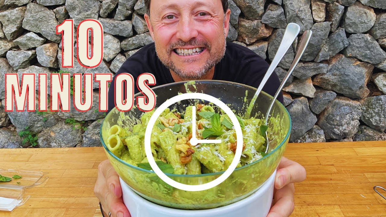 PASTA AL MICROONDAS (con Salsa Pesto Especial) 👍🏻 - GUILLE RODRIGUEZ