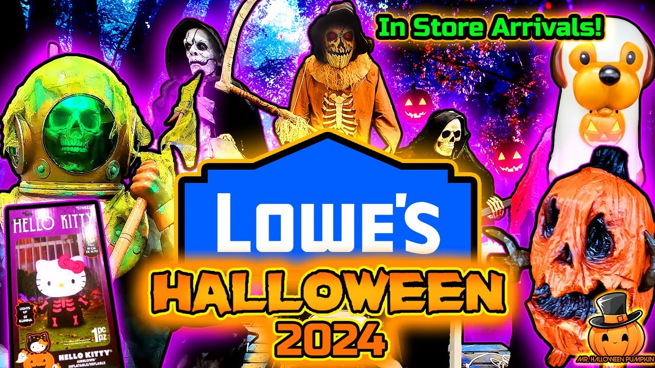 Lowe’s Halloween 2024 In Store Arrivals / Halloween 2024 / Code Orange 2024 / Halloween Shop with Me