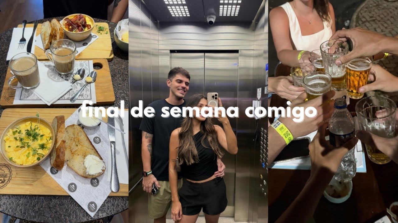 um final de semana comigo, barzinho, café e rotina 