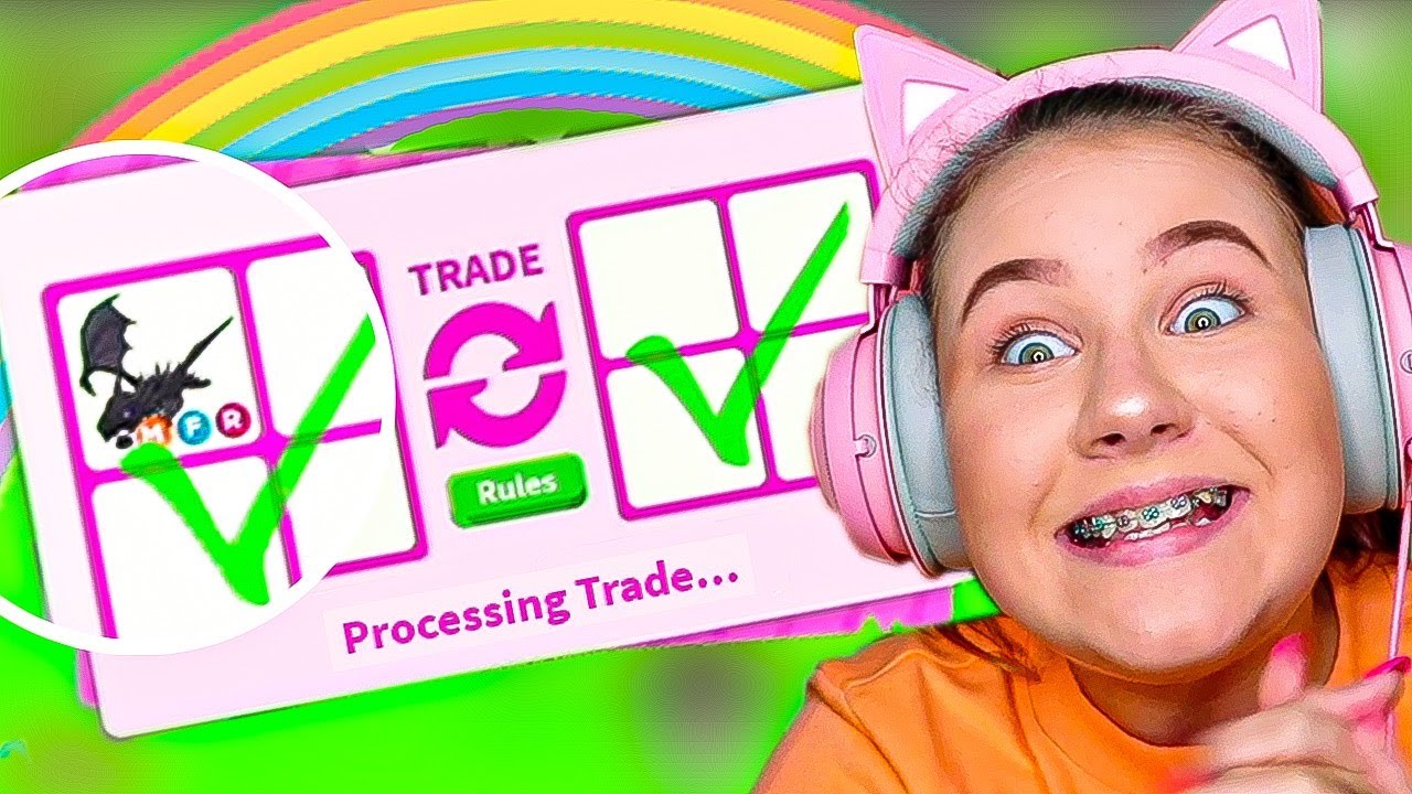 Что люди обменивают на МЕГА НЕОНОВОГО ТЕНЕВОГО ДРАКОНА в Roblox Adopt Me!