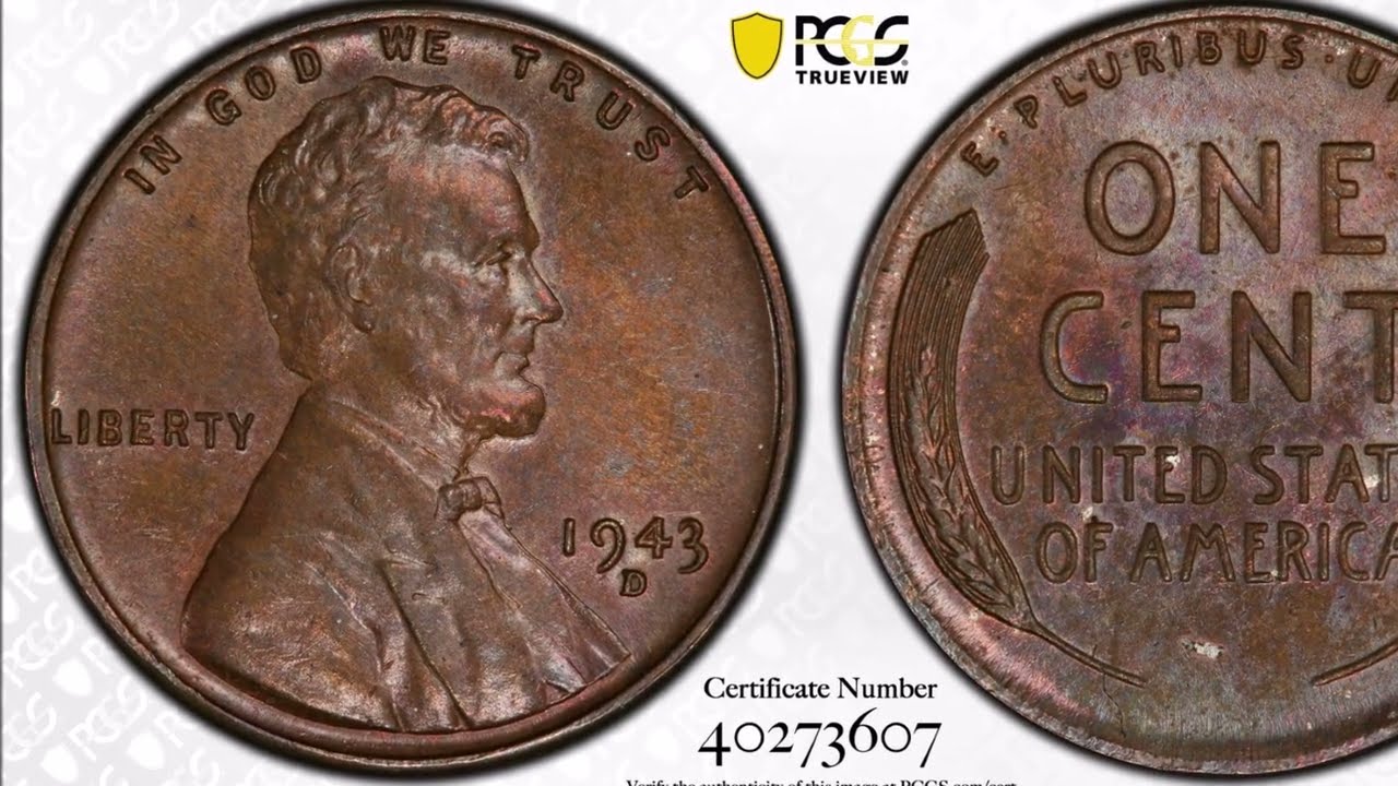 $1 MILLION 1943 D Bronze Planchet Lincoln Cent