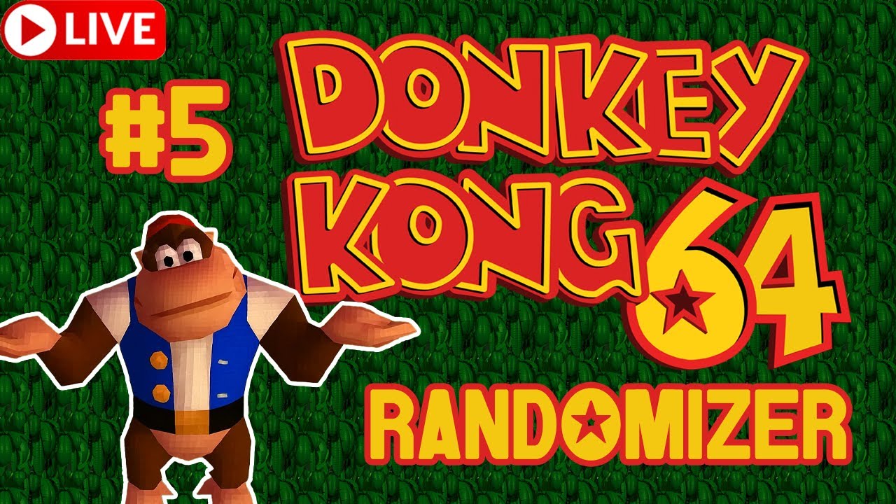 🔴 Donkey Kong 64 DK64 Randomizer! PART 5! Real Nintendo 64 Footage! 1440p!