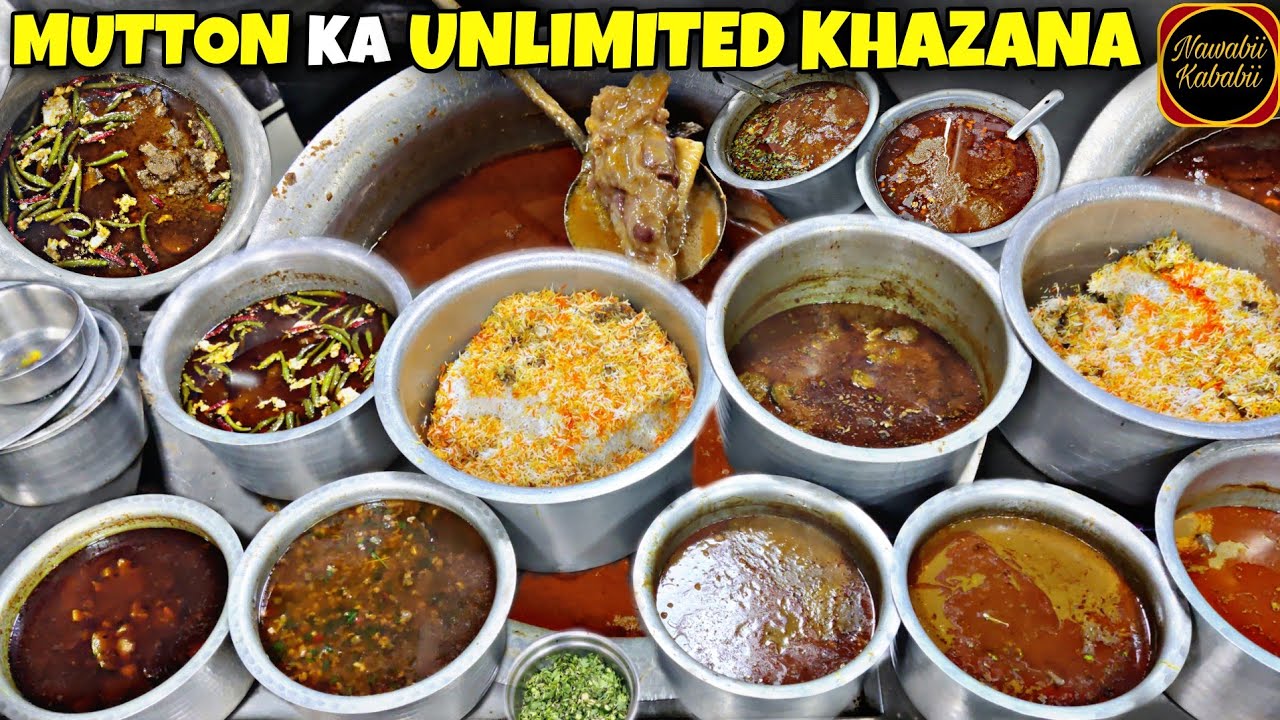 'MUTTON' Ka 'UNLIMITED KHAZANA' At Alamgir Hotel | Mutton Nihari, Bheja Fry | Mughlai Food | Lucknow