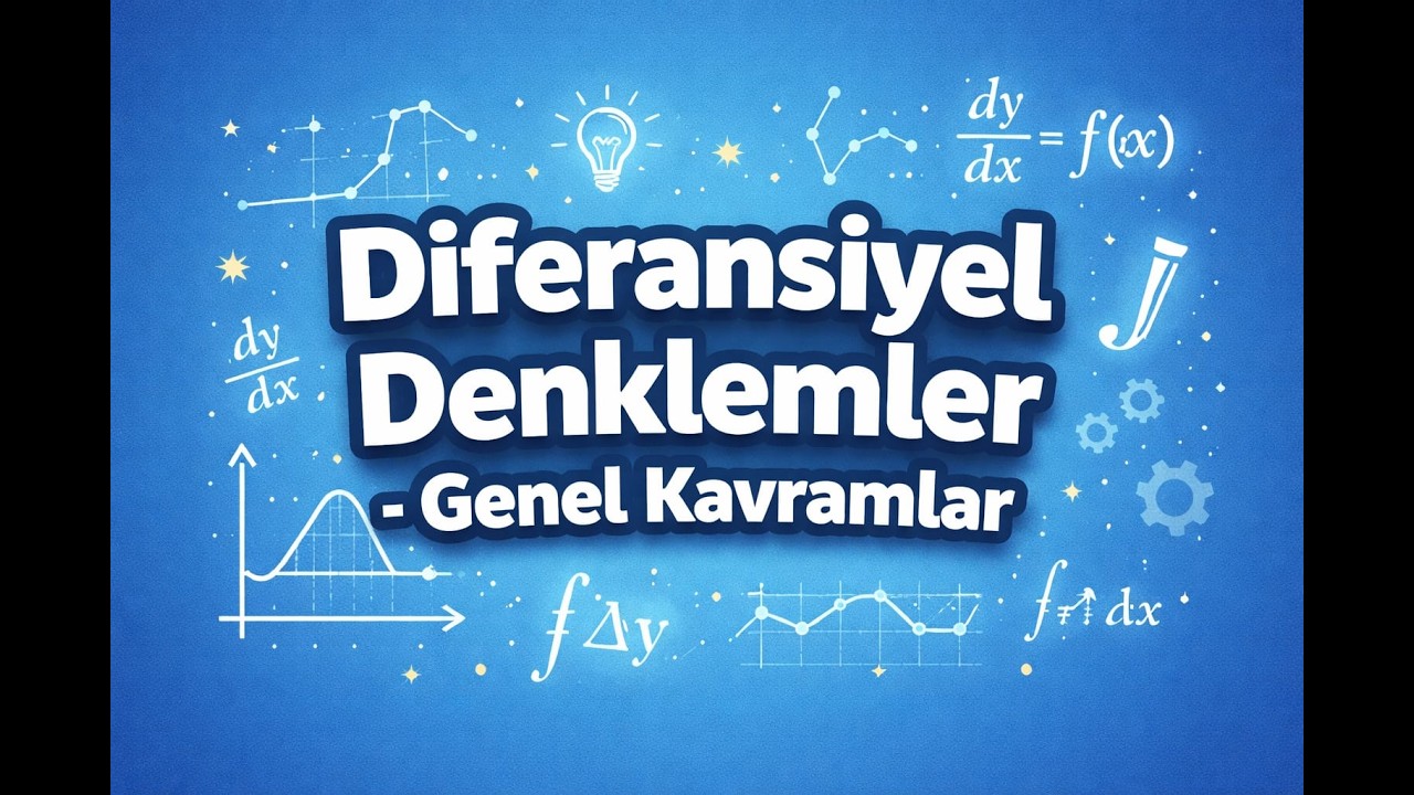 Diferansiyel Denklemler - Genel Kavramlar