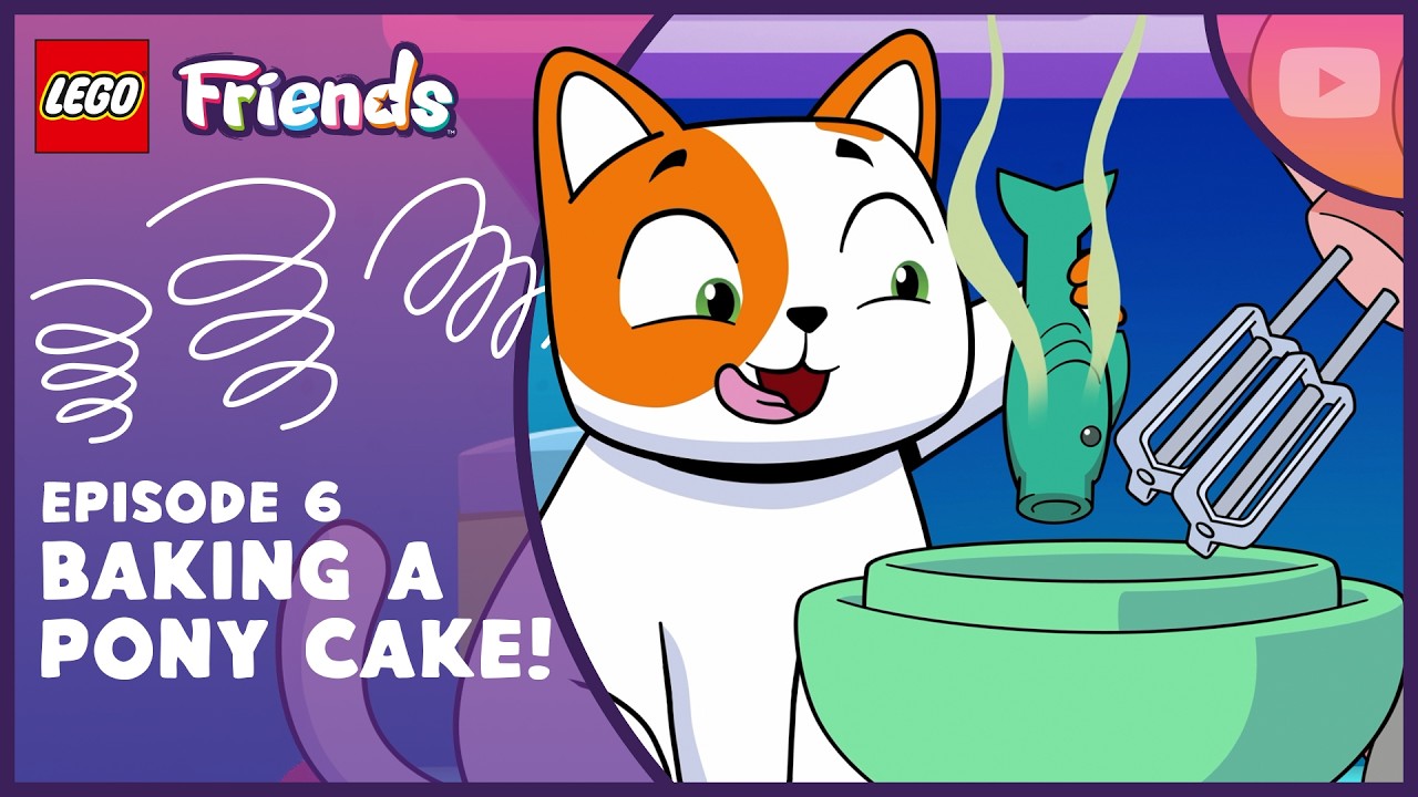 Baking Cindy's Birthday Cake! 🍰🐶🐈 | S1 E6 | FULL EPISODE | LEGO Friends: Pet Pals
