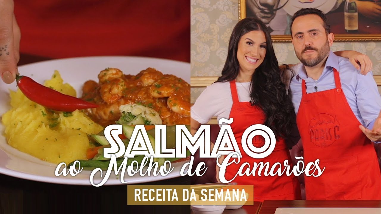 SALMÃO AO MOLHO DE CAMARÕES À “BIANCA ANDRADE” NA COZINHA COM ISAAC AZAR